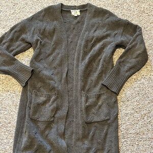 Hippie Rose Green Cardigan, Size Small